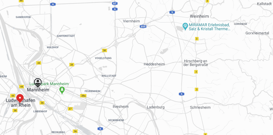 MBE Center eröffnen in Mannheim | Benachbarte Standorte von Mail Boxes Etc.